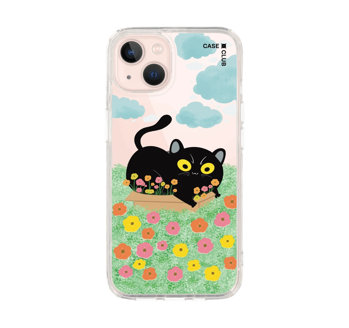 garden black cat